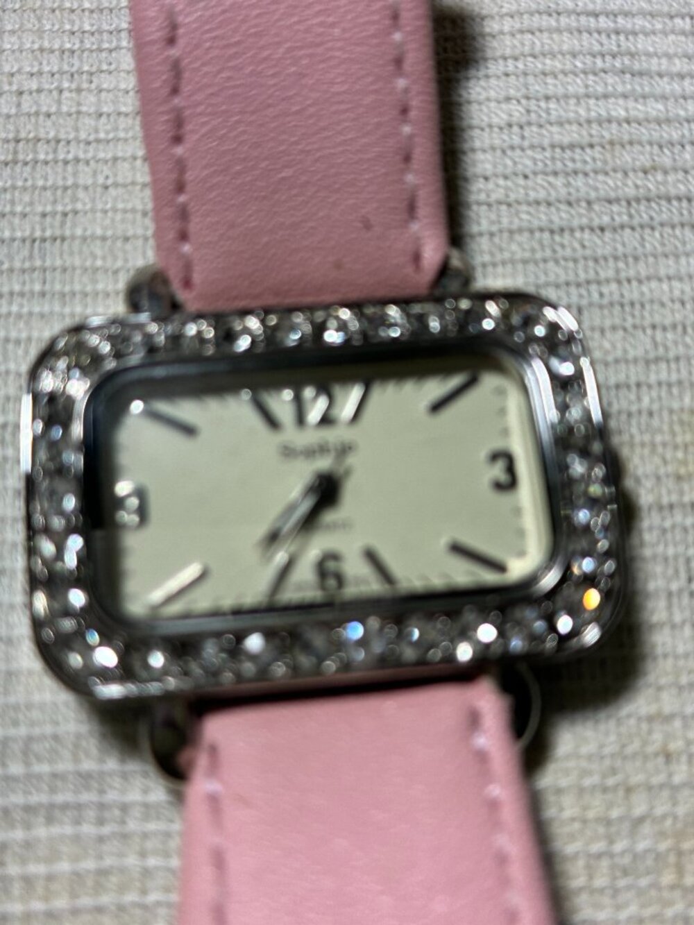Woman's Sophie Rhinestone Pink Watch